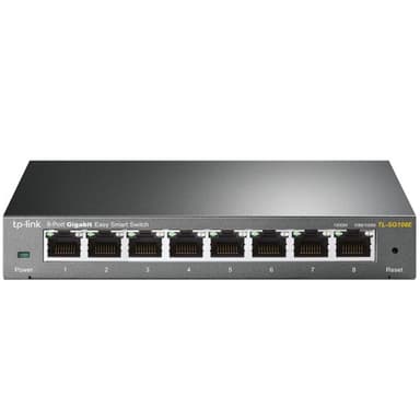 Switch Ethernet TP-Link TL-SG108E 8 Portas 10/100/1000 Mbps